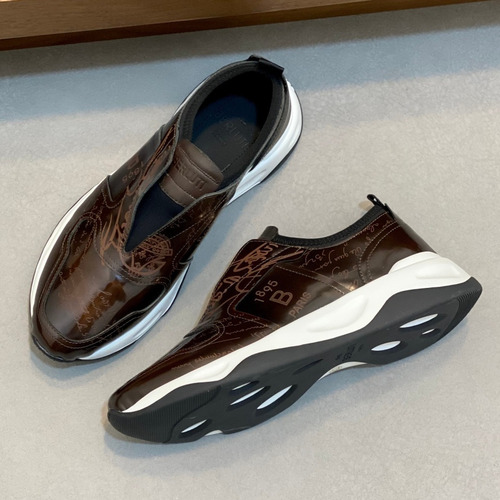 Berluti Mid Top Patina Leather Sneakers 벨루티 미드탑 파티나 레더 스니커즈