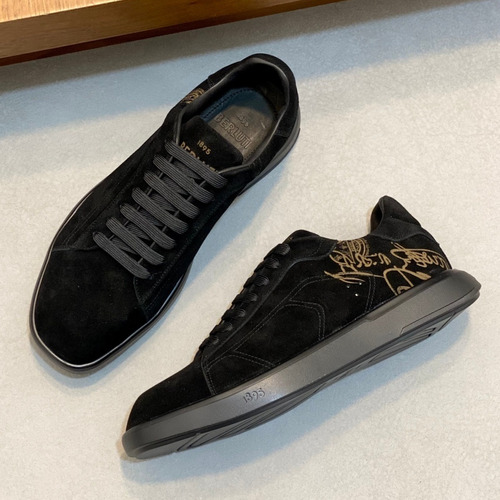 Berluti Scritto Suede Slip-On Sneakers 벨루티 스크리토 스웨이드 슬립온 스니커즈