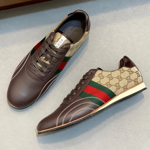 Gucci GG Canvas Suede Sneakers 구찌 GG 캔버스 스웨이드 스니커즈 645029