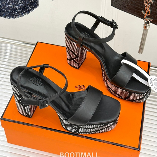 Hermès Crystal Platform High Heel Sandals 에르메스 크리스탈 플랫폼 하이힐 샌들 26WF 시즌