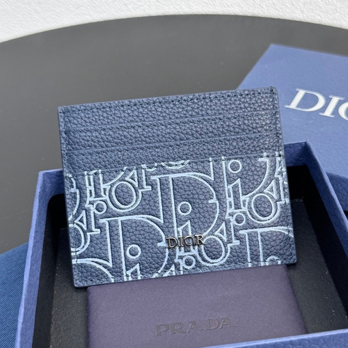 Dior CD Icon Card Holder Grained Calfskin 디올 CD 아이콘 그레인 카프스킨 카드홀더 10cm