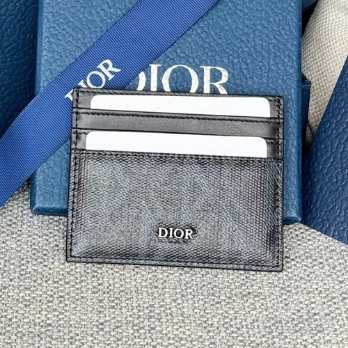 Dior Dior Gravity Pocket Card Holder Black Embossed Calfskin 디올 디올 그라비티 포켓 카드홀더 블랙 엠보스 카프스킨 10cm