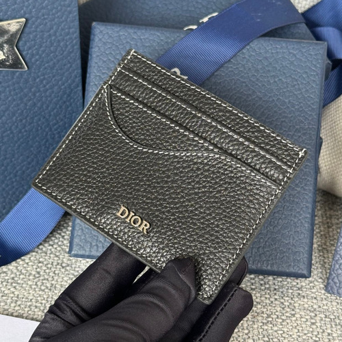 Dior Saddle Card Holder Oblique Jacquard & Grained Calfskin 디올 새들 카드홀더 오블리크 자카드 & 그레인 카프스킨 10cm