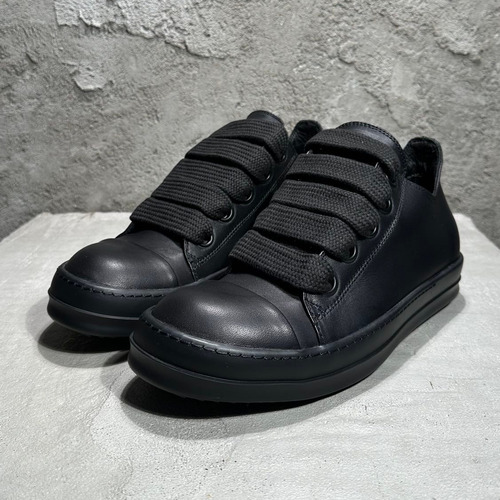 Rick Owens DRKSHDW Ramones Low Black Sneakers 릭오웬 라몬스 로우 블랙 스니커즈