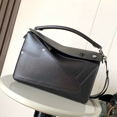 LOEWE Panta Puzzle Large Bag 052500118 로에베 판타 퍼즐 라지 토트백 글로시 카프스킨 33cm