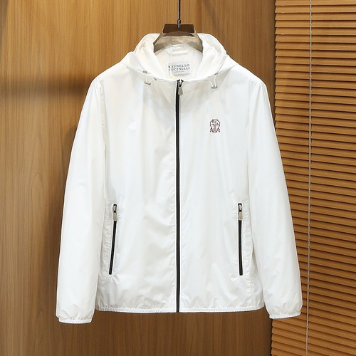 Brunello Cucinelli 2026SS Color Block Hooded Jacket 브루넬로 쿠치넬리 2026SS 컬러블록 후드 재킷