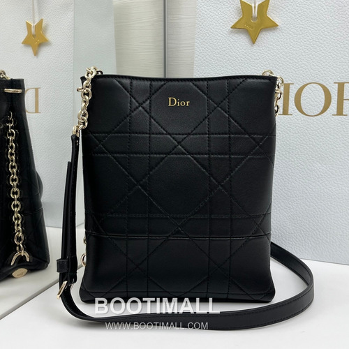 Dior Trianon Vertical Cannage Lambskin Chain Shoulder Bag 디올 트리아농 버티컬 까나쥬 램스킨 체인 숄더백 21cm