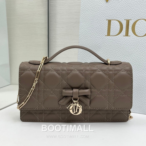 Dior My Dior Mini Cannage Lambskin Chain Flap Bag 디올 마이 디올 미니 까나쥬 램스킨 체인 플랩백 S0984 21cm
