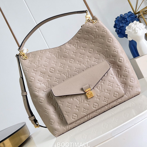 Louis Vuitton Hobo Métis Monogram Empreinte Leather Shoulder Bag M27937 루이비통 호보 메티스 모노그램 앙프렝뜨 가죽 숄더백 35cm