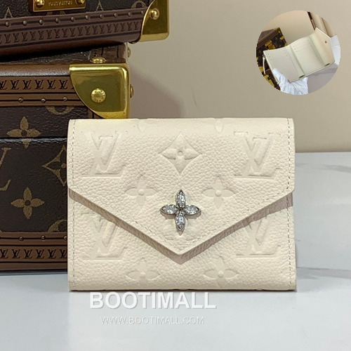 Louis Vuitton Victorine Wallet Monogram Empreinte Leather Wallet 루이비통 빅토린 월릿 모노그램 앙프렝뜨 레더 지갑 12cm