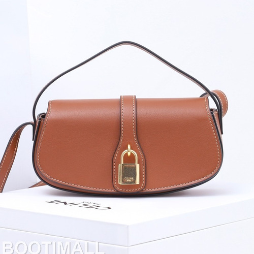Celine Tabou 101592 Italian Cowhide Brown Clutch Bag 셀린느 타부 101592 이탈리아 소가죽 브라운 클러치백 18cm