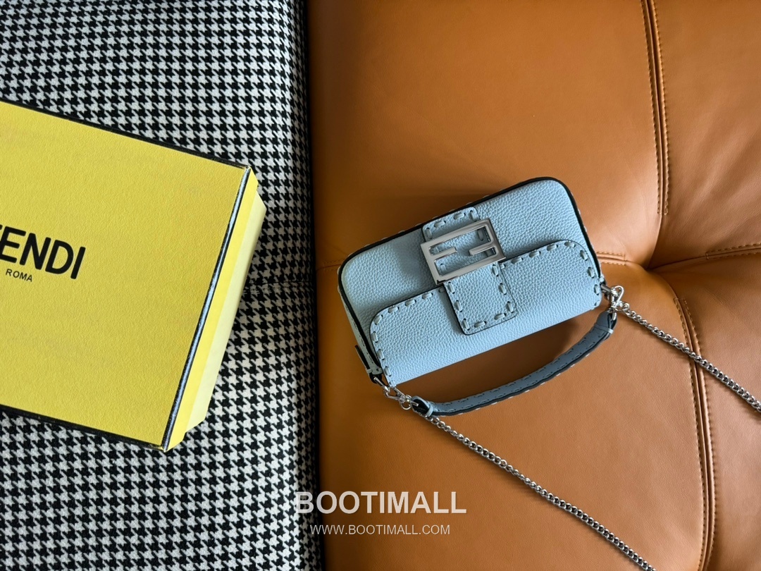 Fendi Baguette Mini Cuoio Romano Leather Bag 펜디 바게트 미니 쿠오이오 로마노 레더 백 20cm 6