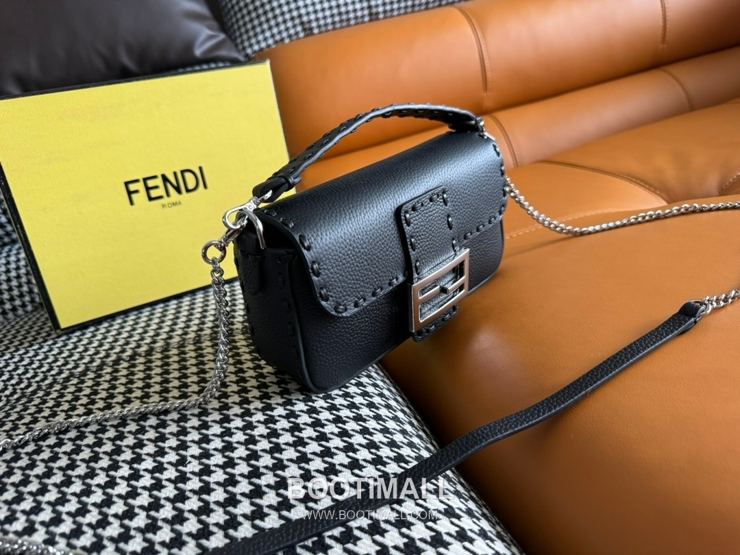 Fendi Baguette Mini Cuoio Romano Leather Bag 펜디 바게트 미니 쿠오이오 로마노 레더 백 20cm 2
