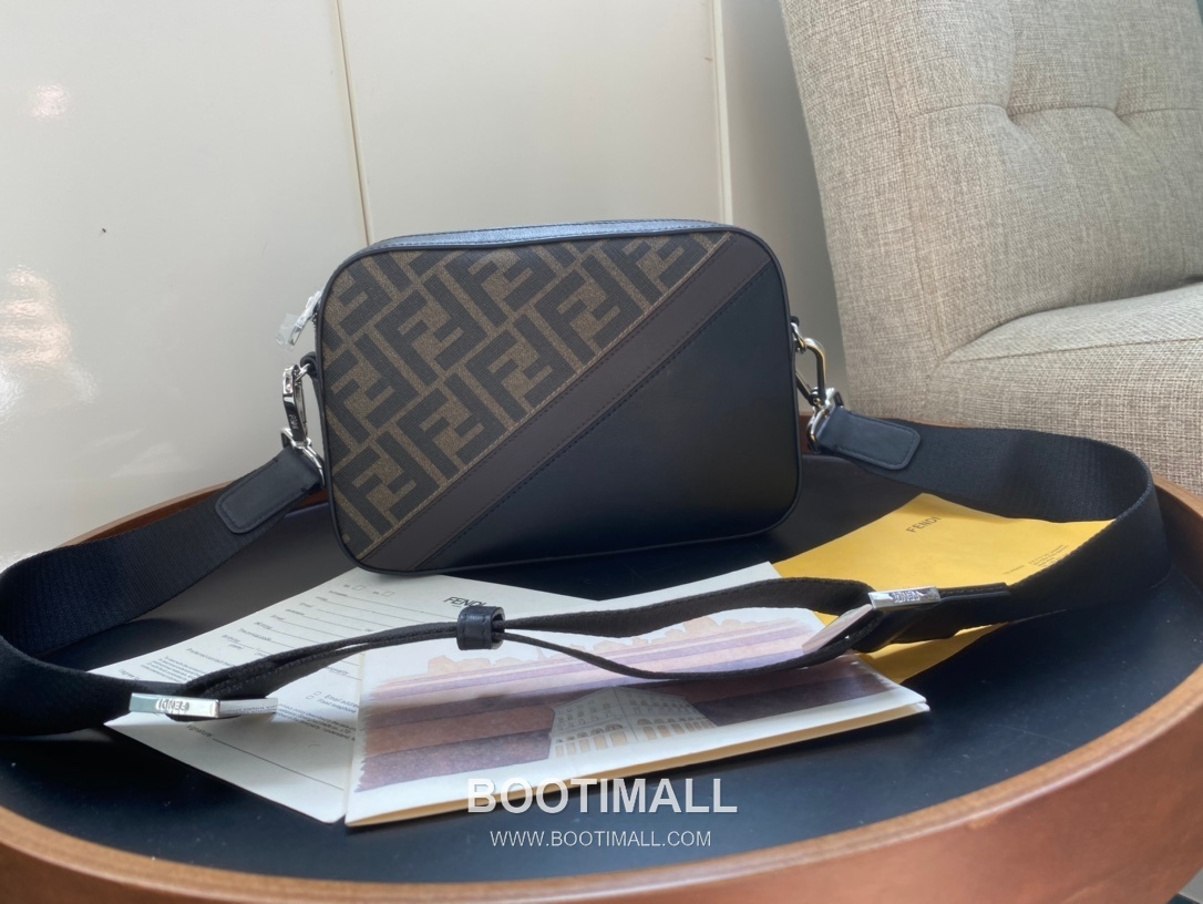 Fendi Camera Case FF Jacquard Fabric Bag 펜디 카메라 케이스 FF 자카드 패브릭 백 22cm 1