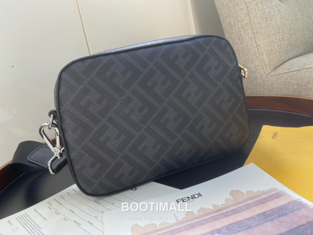 Fendi Camera Case FF Jacquard Fabric Bag 펜디 카메라 케이스 FF 자카드 패브릭 백 22cm 4