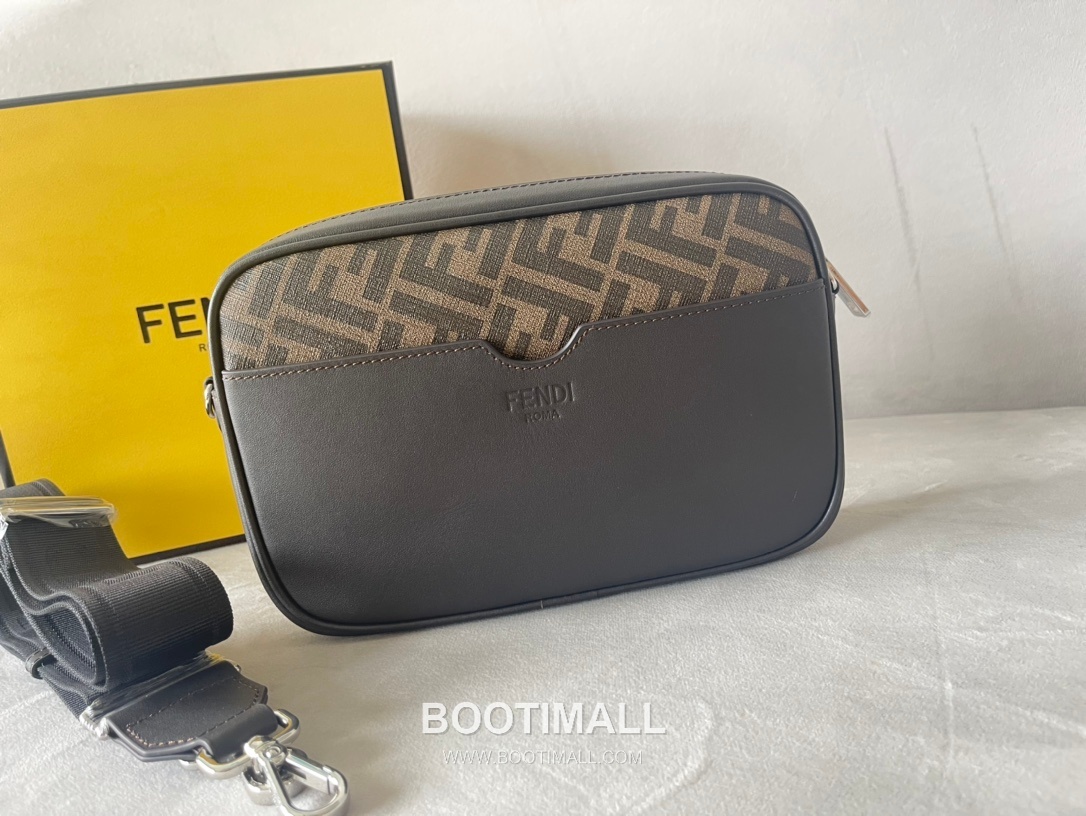 Fendi Camera Case FF Jacquard Fabric Bag 펜디 카메라 케이스 FF 자카드 패브릭 백 22cm 4