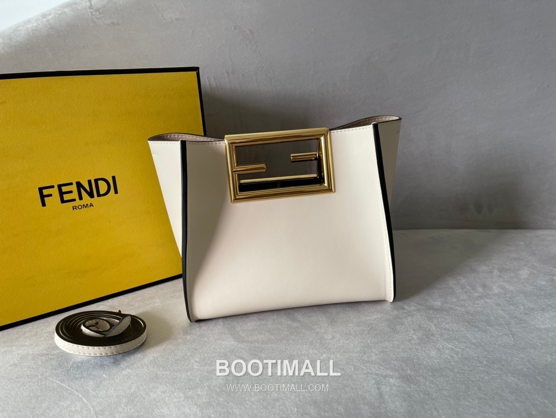 Fendi Way Leather Small Bag 펜디 웨이 가죽 스몰 토트 숄더백 054M80 20cm 2