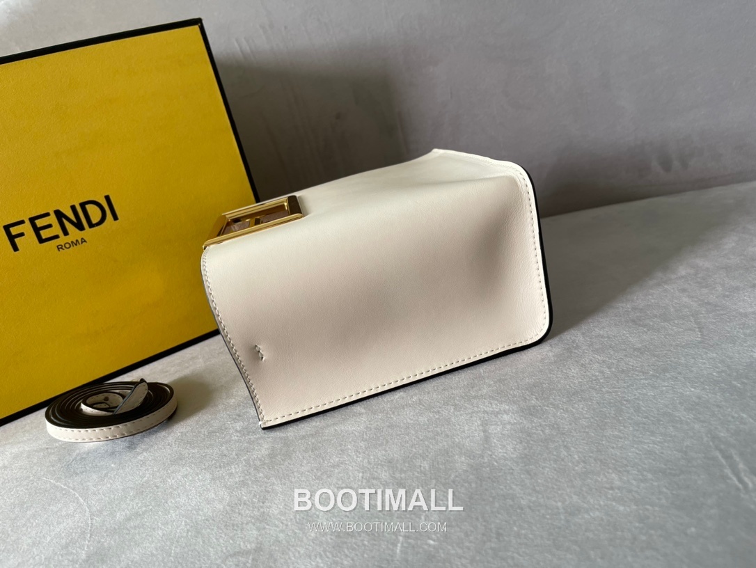 Fendi Way Leather Small Bag 펜디 웨이 가죽 스몰 토트 숄더백 054M80 20cm 4