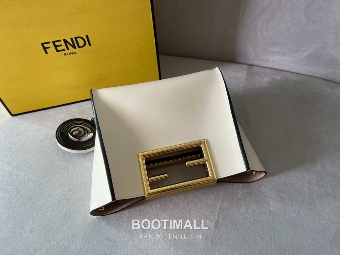 Fendi Way Leather Small Bag 펜디 웨이 가죽 스몰 토트 숄더백 054M80 20cm 7