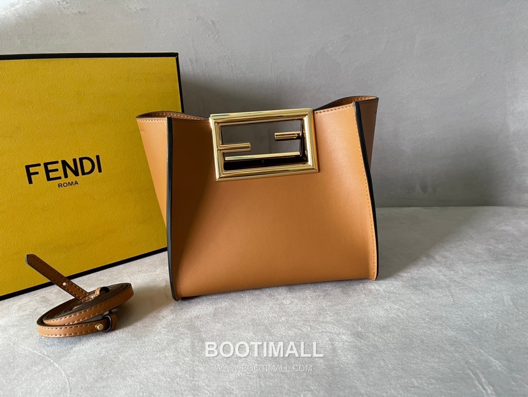 Fendi Way Leather Small Bag 펜디 웨이 가죽 스몰 토트 숄더백 054M80 20cm 2