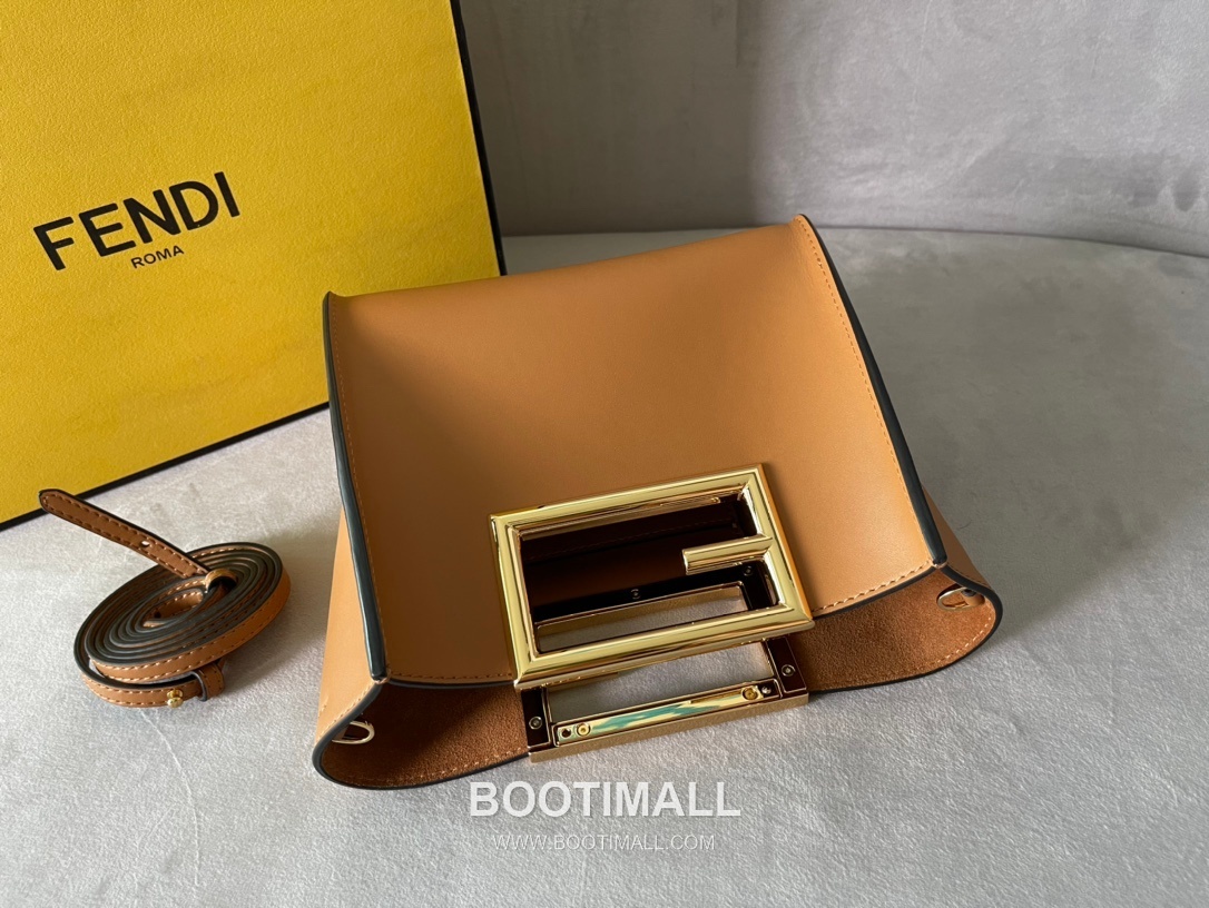 Fendi Way Leather Small Bag 펜디 웨이 가죽 스몰 토트 숄더백 054M80 20cm 7