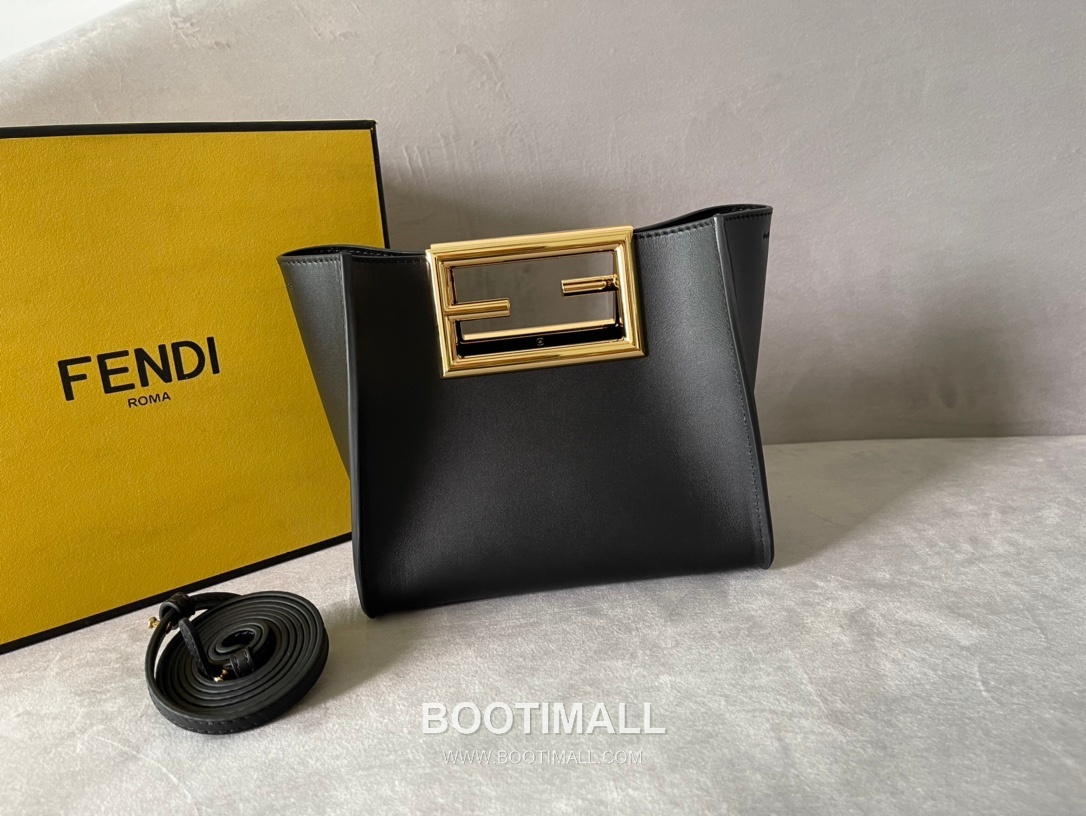 Fendi Way Leather Small Bag 펜디 웨이 가죽 스몰 토트 숄더백 054M80 20cm 2