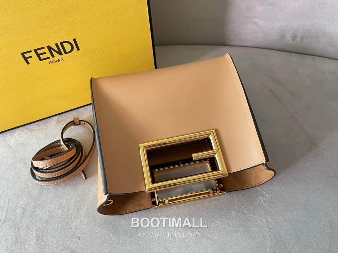 Fendi Way Leather Small Bag 펜디 웨이 가죽 스몰 토트 숄더백 054M80 20cm 6