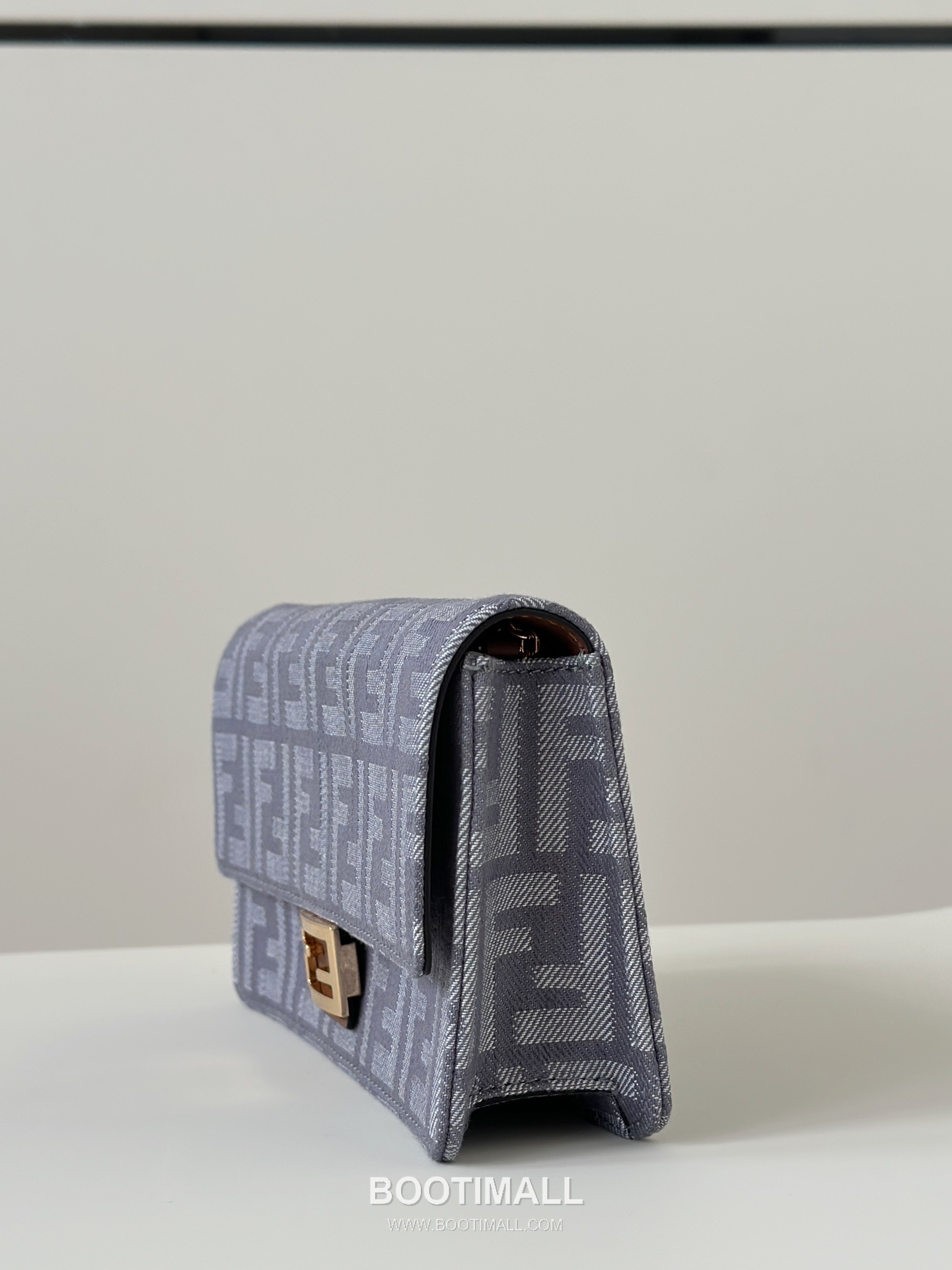 Fendi Baguette FF Denim Chain Wallet 펜디 바게트 FF 데님 체인 월렛 21cm 9
