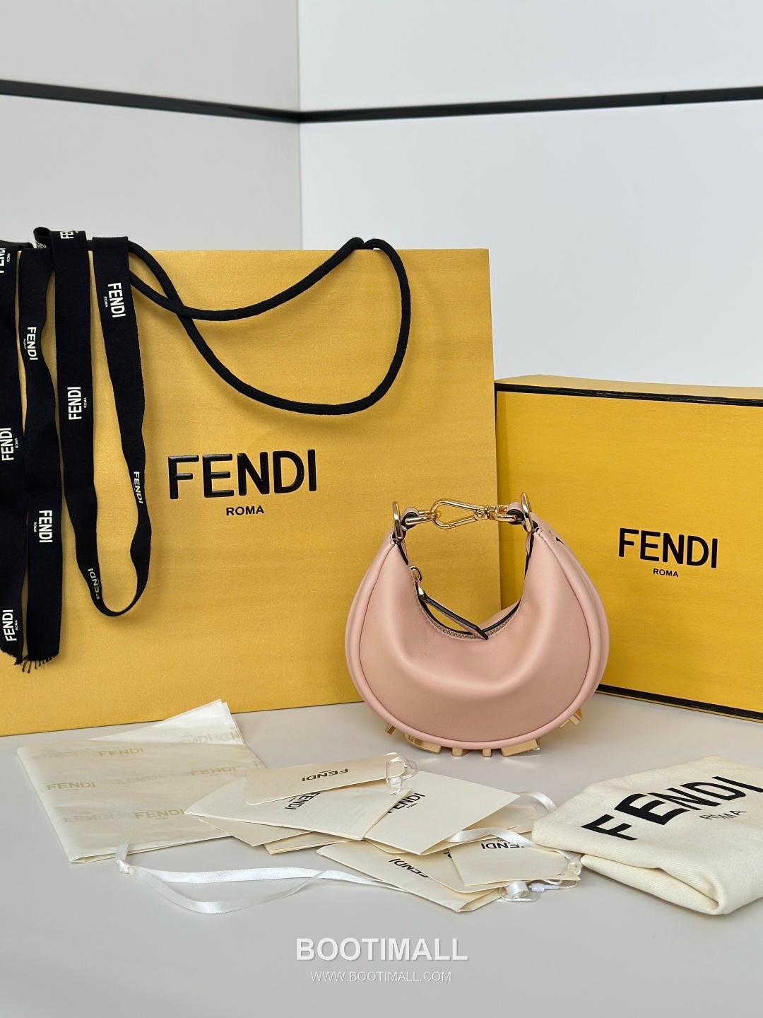 Fendi Fendigraphy Mini Calfskin Shoulder Bag 펜디 그래피 미니 카프스킨 숄더백 16.5cm 8