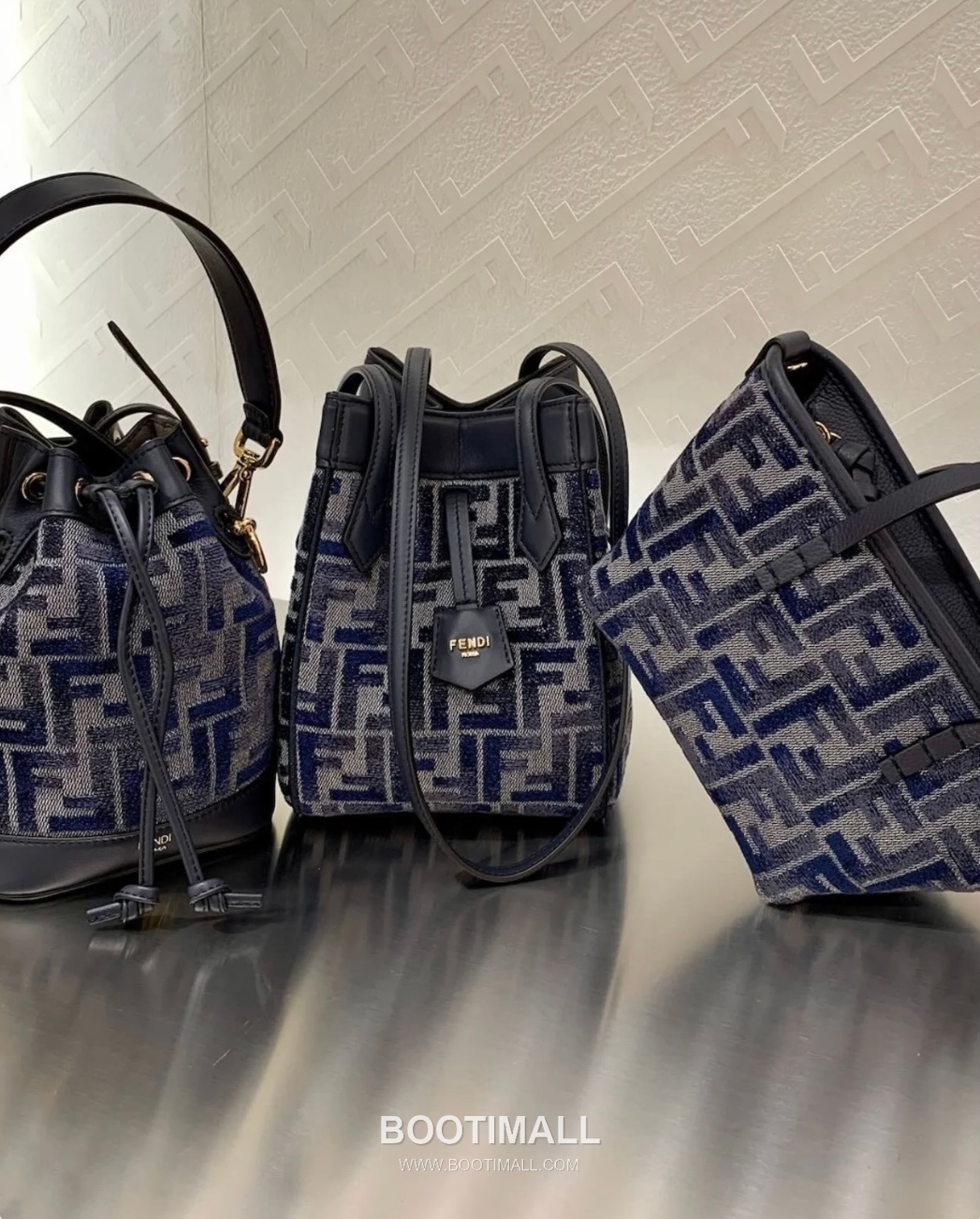 Fendi Origami FF Gradient Calfskin Convertible Tote Bag 펜디 오리가미 FF 그라데이션 송아지가죽 컨버터블 토트백 15cm 5