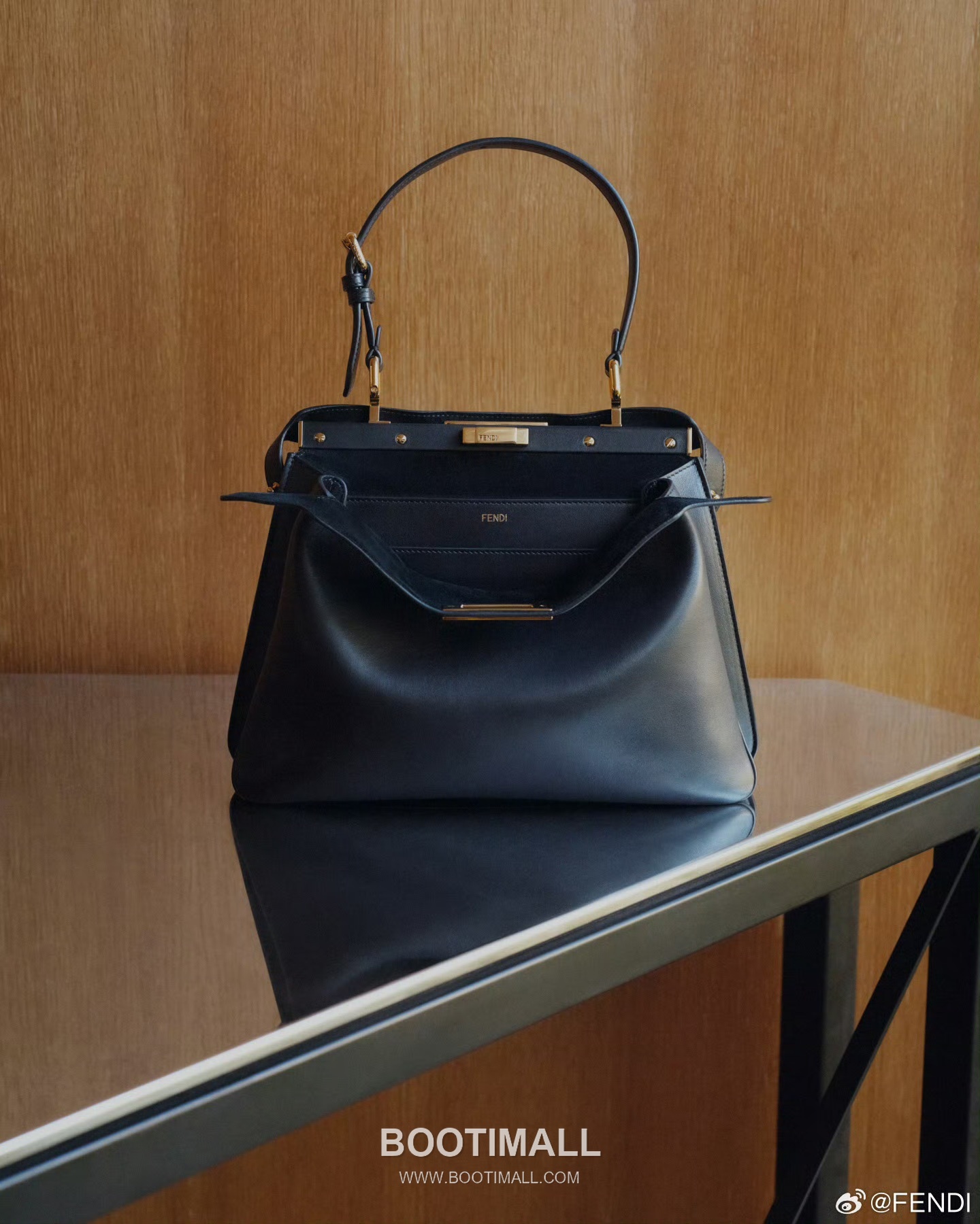 Fendi Peekaboo Small Calfskin Top Handle Bag 펜디 피카부 스몰 카프스킨 탑핸들백 29cm 4