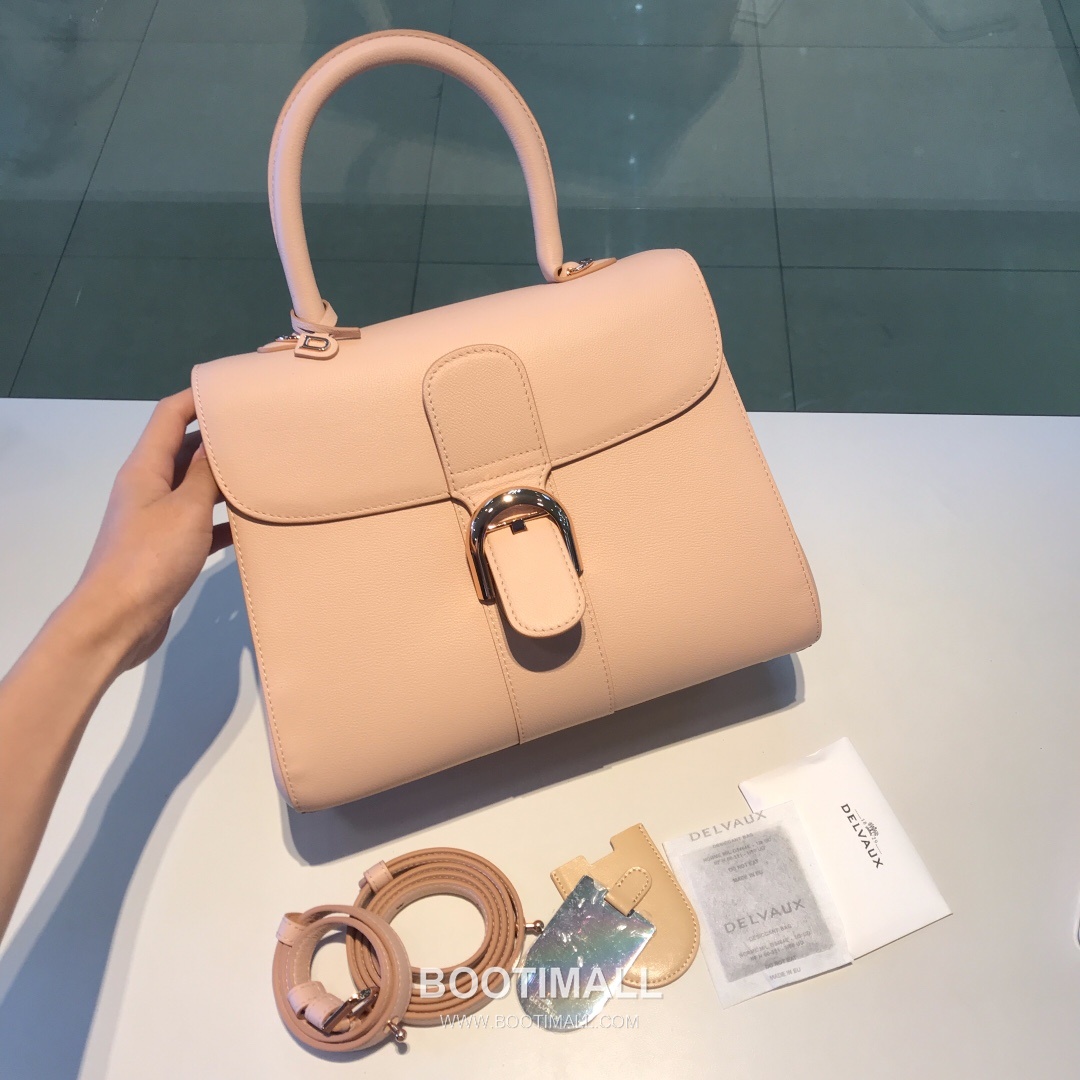Delvaux Brillant Togo Leather 델보 브리앙 토고 레더 토트 숄더백 28cm 1