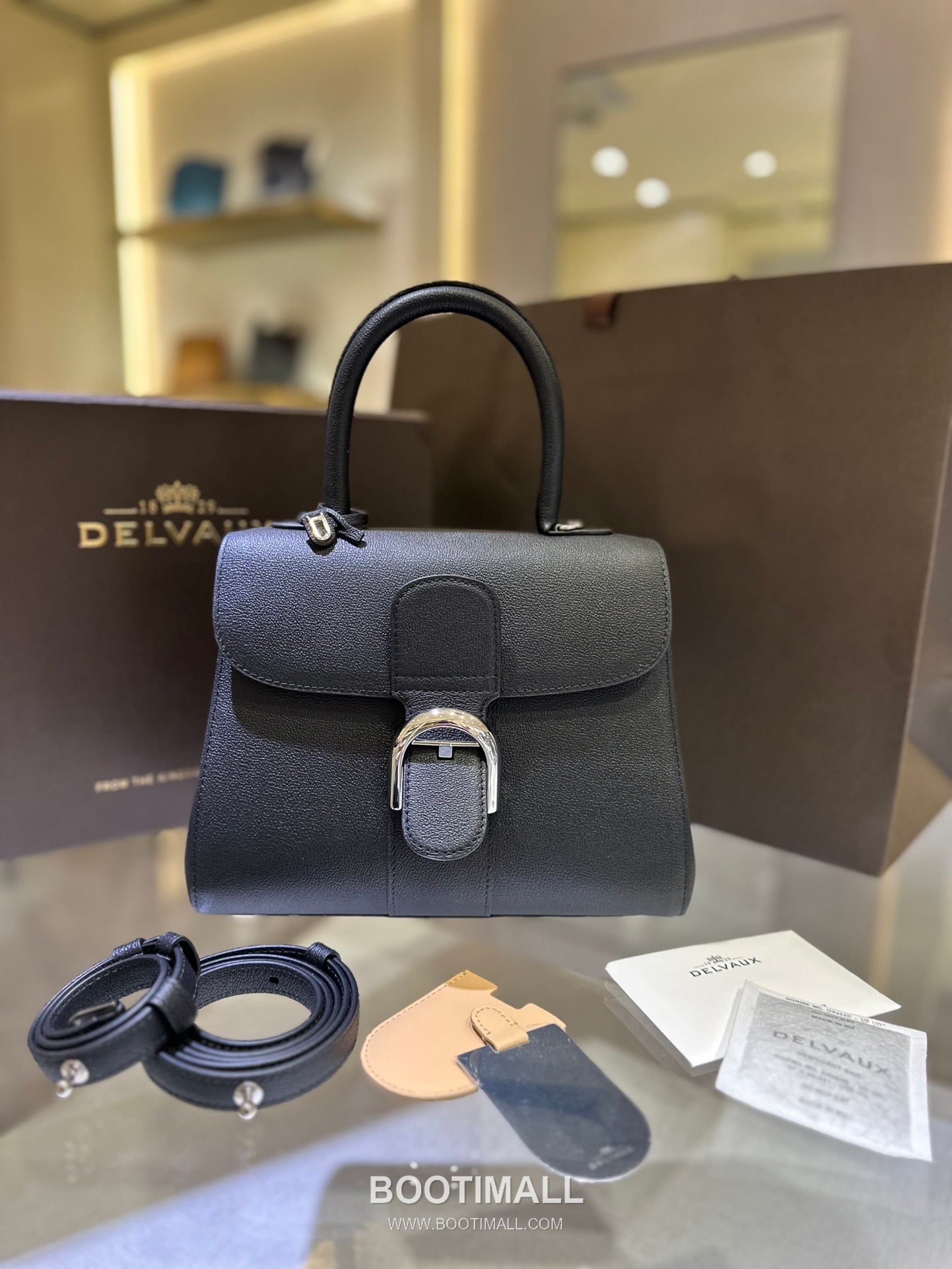 Delvaux Brillant PM Rodéo Calf Leather 델보 브리앙 PM 로데오 카프 토트 숄더백 24cm 1