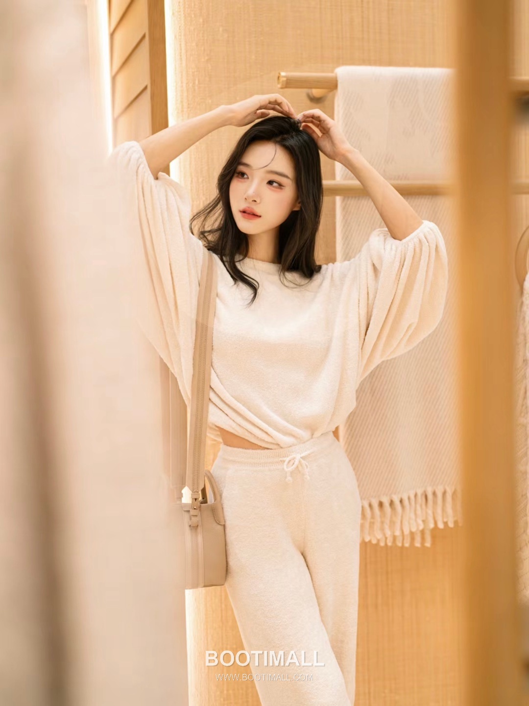 Loro Piana Bucket Calfskin Beige Bag 로로피아나 버킷 카프스킨 베이지 16cm 20