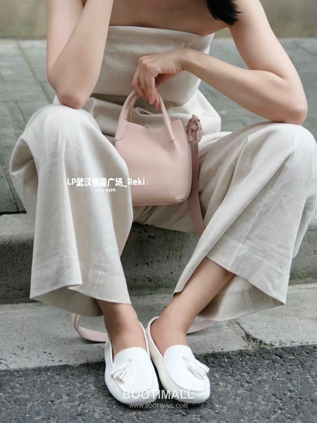 Loro Piana Pian Calfskin Pink Bucket Bag 로로피아나 Pian 카프스킨 핑크 버킷백 2