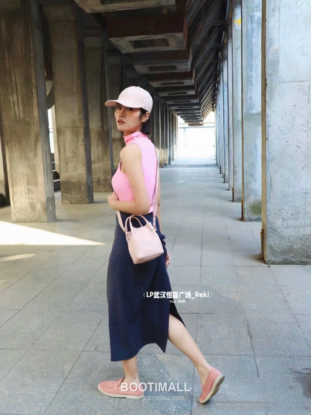 Loro Piana Pian Calfskin Pink Bucket Bag 로로피아나 Pian 카프스킨 핑크 버킷백 4