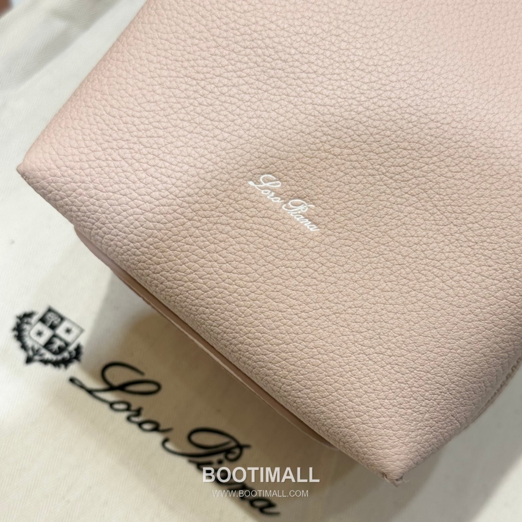 Loro Piana Pian Calfskin Pink Bucket Bag 로로피아나 Pian 카프스킨 핑크 버킷백 13