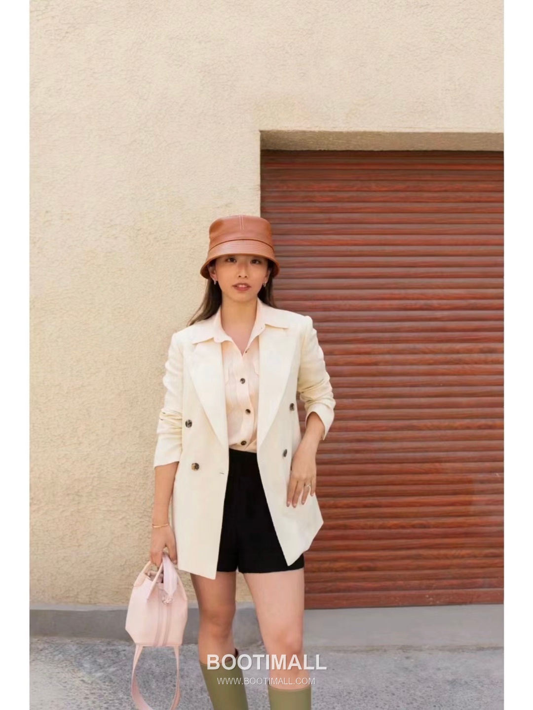 Loro Piana Pian Calfskin Pink Bucket Bag 로로피아나 Pian 카프스킨 핑크 버킷백 21