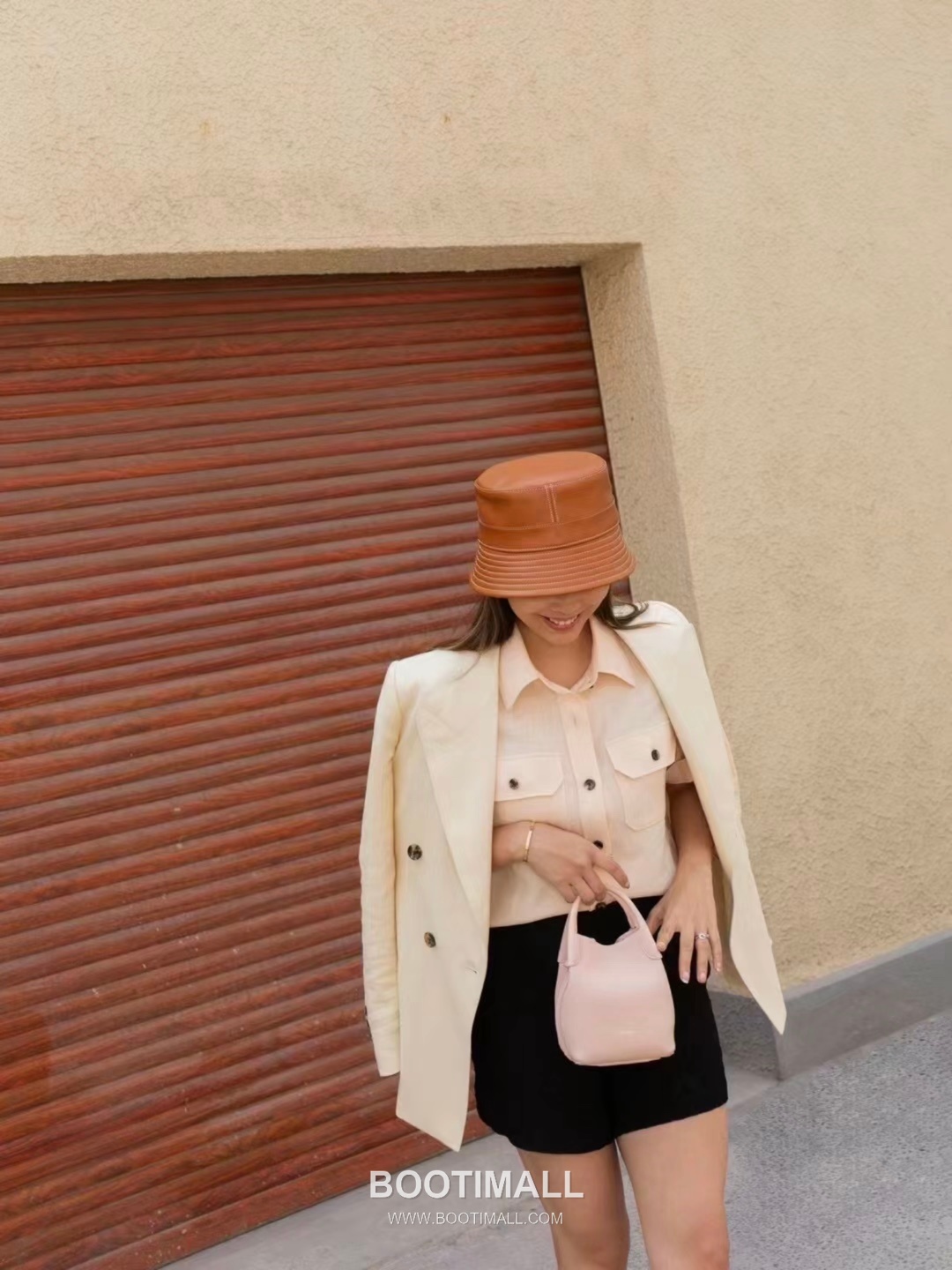 Loro Piana Pian Calfskin Pink Bucket Bag 로로피아나 Pian 카프스킨 핑크 버킷백 22