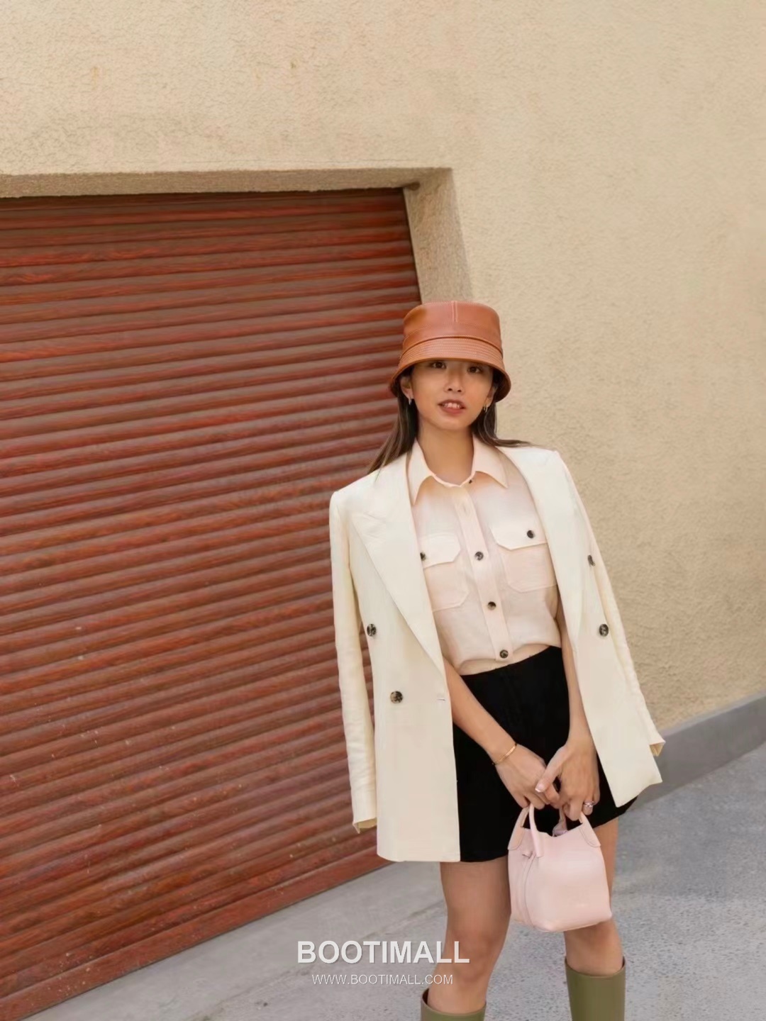 Loro Piana Pian Calfskin Pink Bucket Bag 로로피아나 Pian 카프스킨 핑크 버킷백 23