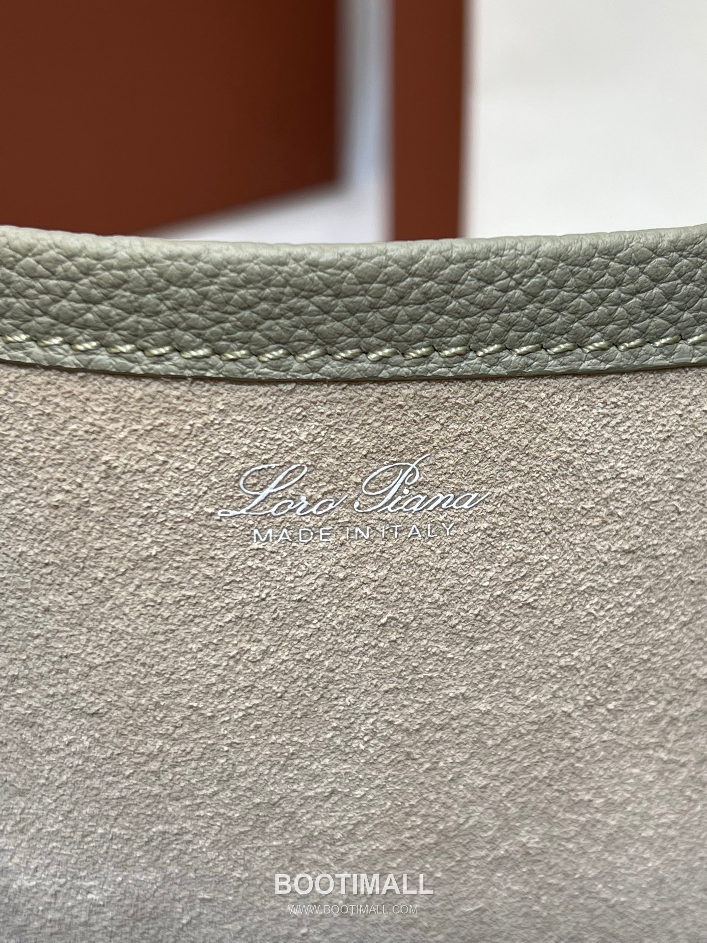 Loro Piana Pian Calfskin Green Bucket Bag 로로피아나 Pian 카프스킨 그린 버킷백 16