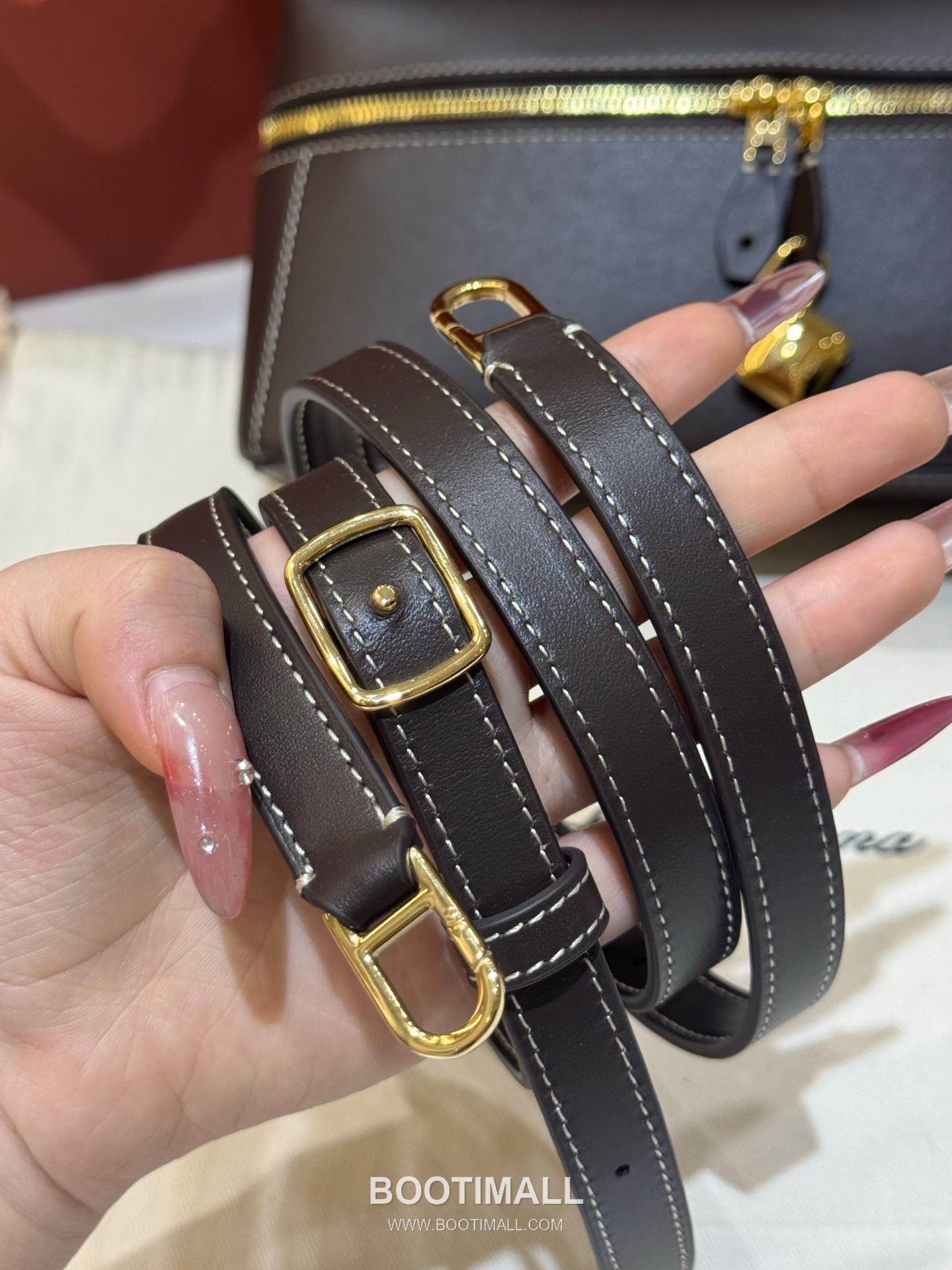 Loro Piana Extra Bag 23 Saddle Leather Bag 로로피아나 엑스트라 백 23 새들 레더 더블지퍼 숄더 크로스백 23cm 9