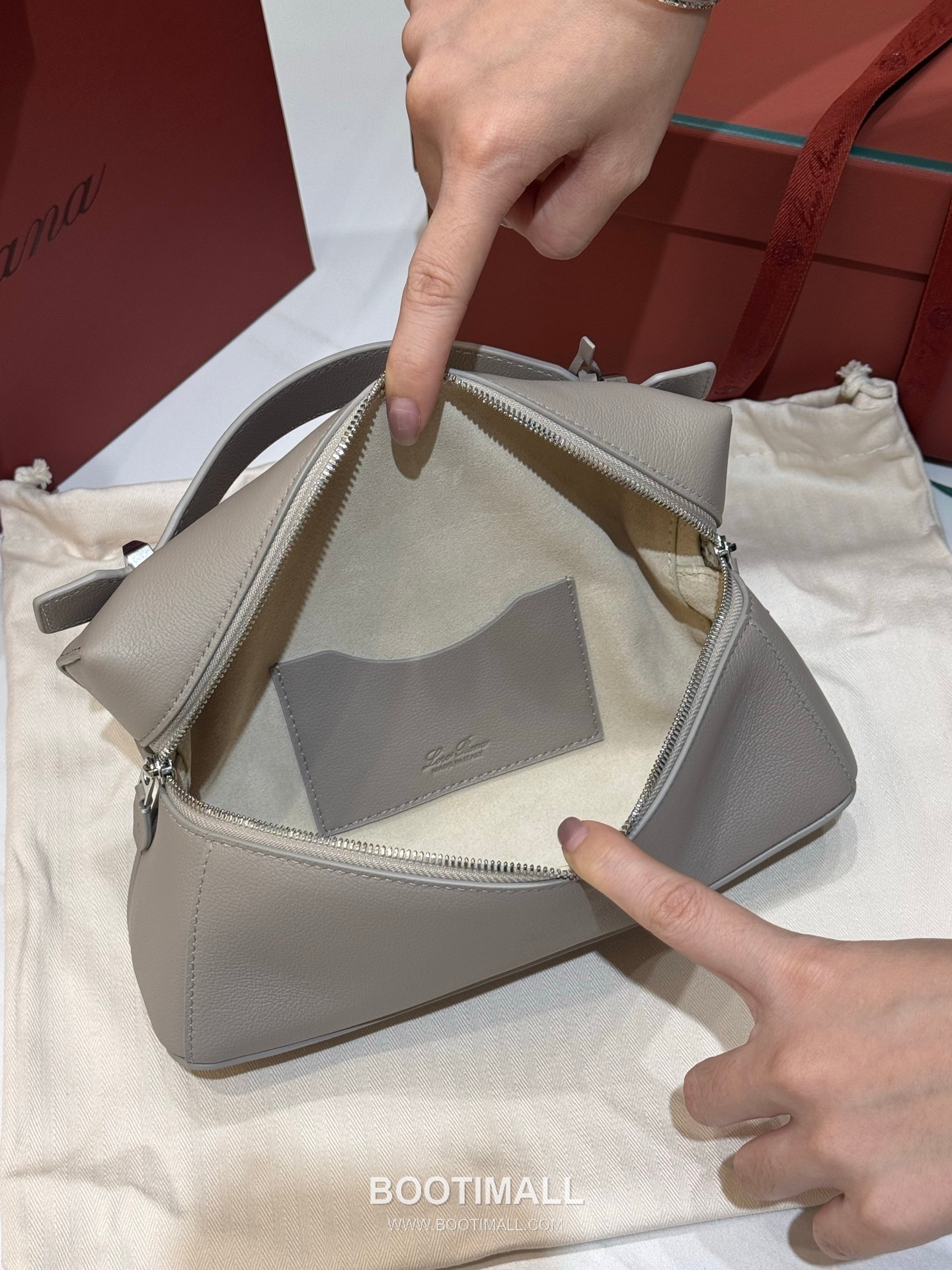 Loro Piana Extra Bag 23 Saddle Leather Bag 로로피아나 엑스트라 백 23 새들 레더 더블지퍼 숄더 크로스백 23cm 6