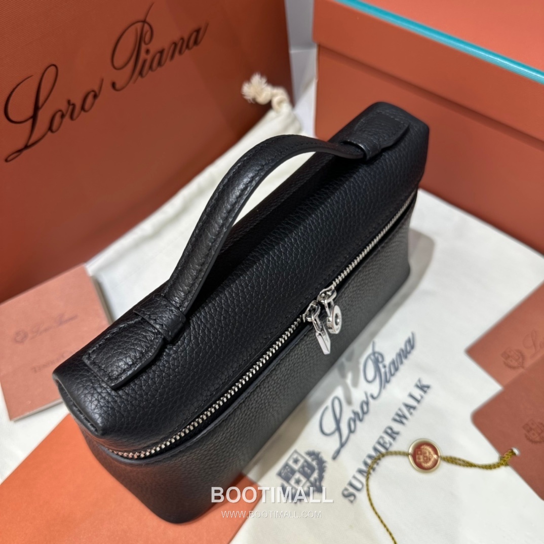 Loro Piana Extra Pocket L19 Woven Calfskin Bag 로로피아나 엑스트라 포켓 L19 위빙 카프스킨 탑핸들 크로스백 19cm 4