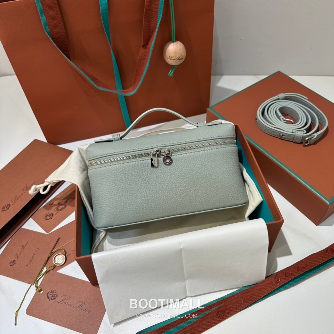 Loro Piana Extra Pocket L19 Woven Calfskin Bag 로로피아나 엑스트라 포켓 L19 위빙 카프스킨 탑핸들 크로스백 19cm 5
