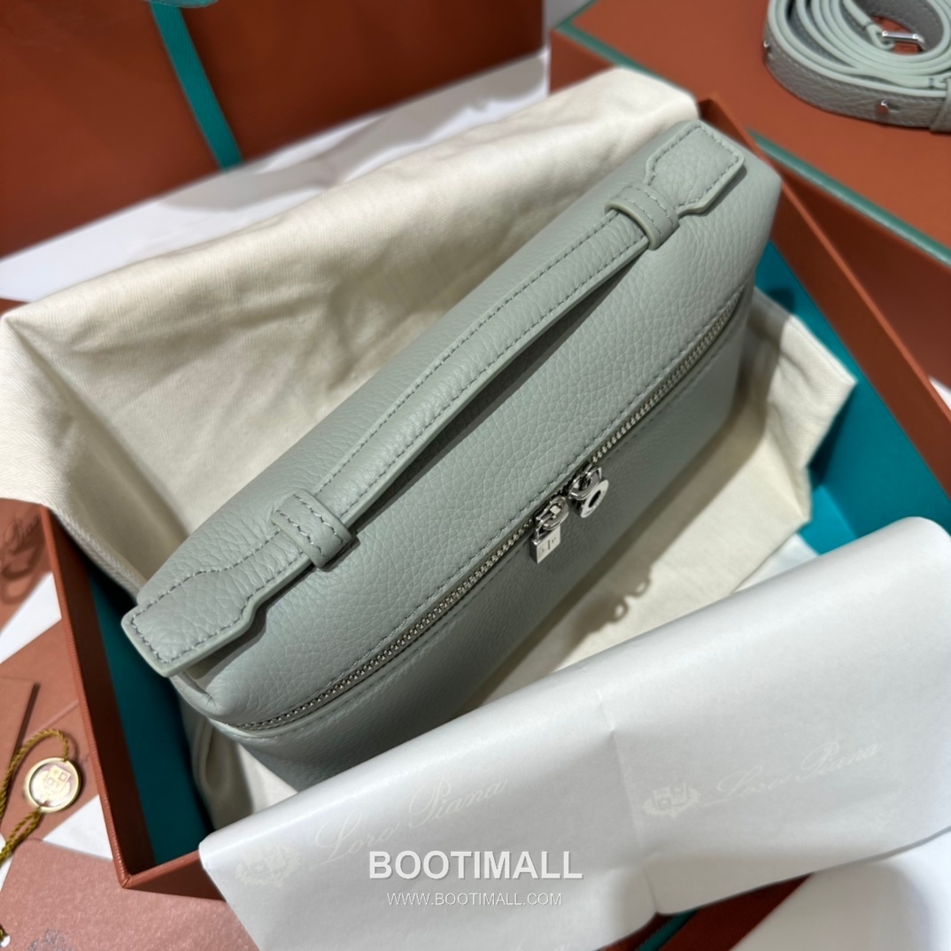 Loro Piana Extra Pocket L19 Woven Calfskin Bag 로로피아나 엑스트라 포켓 L19 위빙 카프스킨 탑핸들 크로스백 19cm 8