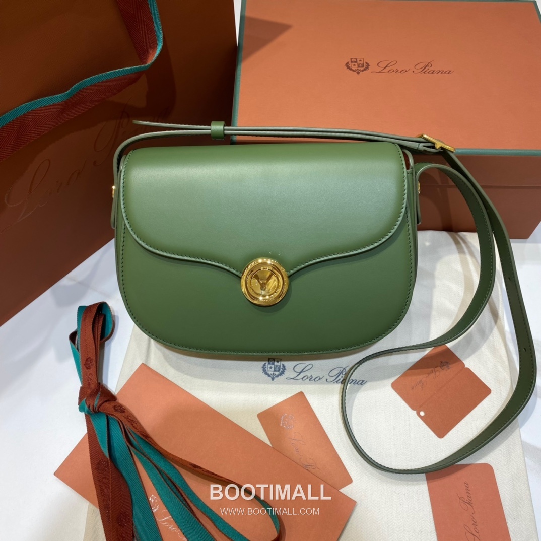 Loro Piana Ghiera Saddle Bag Calfskin 로로피아나 기에라 새들백 카프스킨 23cm 2