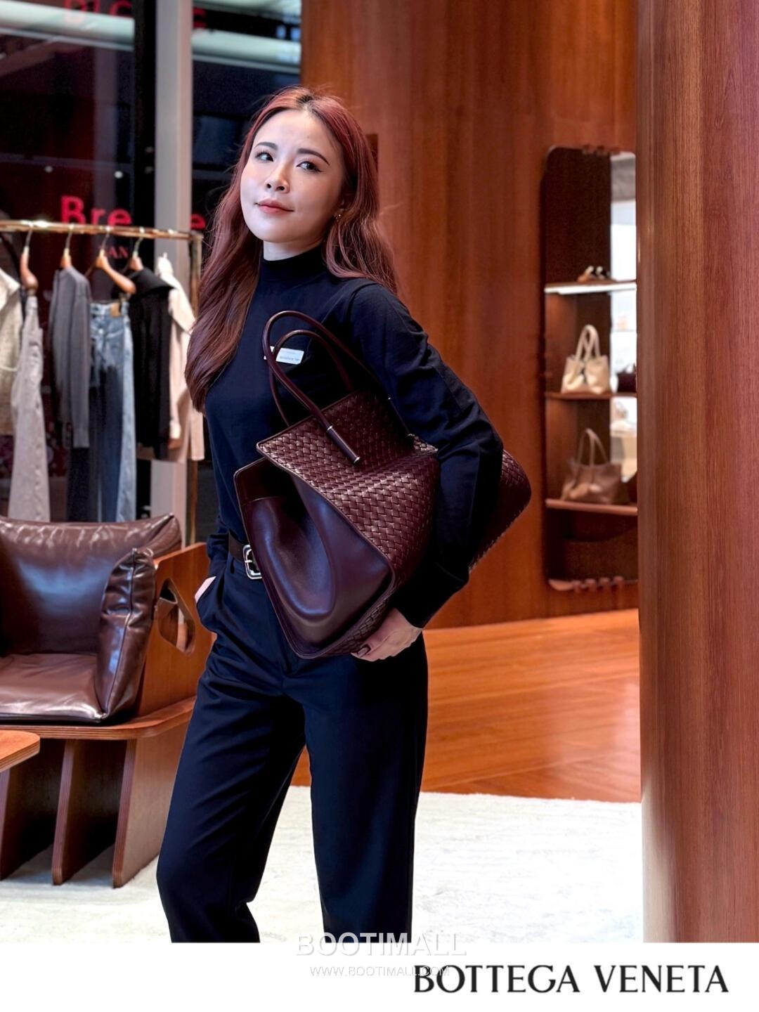 Bottega Veneta 868327 Lambskin Shoulder Bag 보테가 베네타 868327 램스킨 숄더백 12cm 5