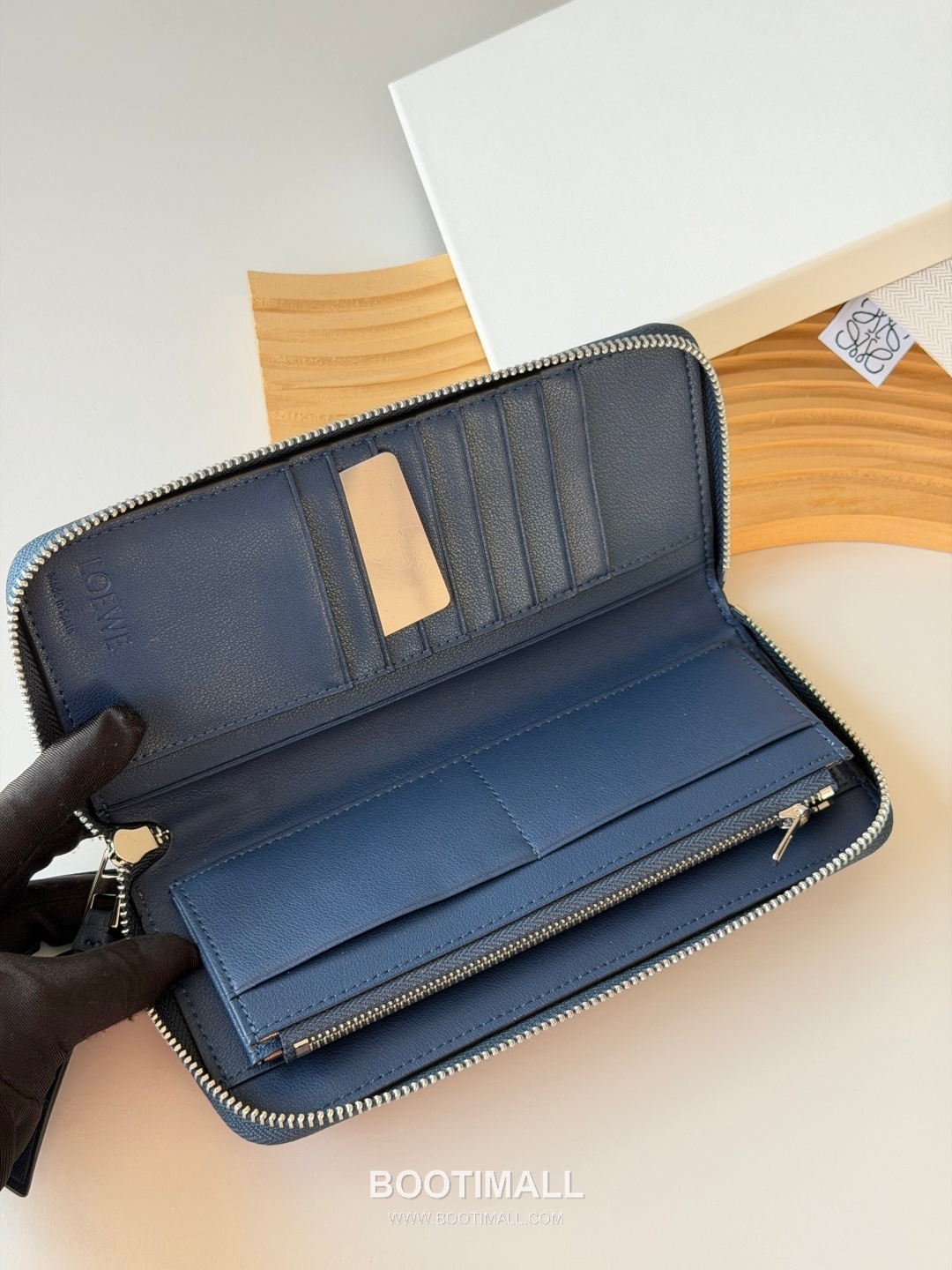 Loewe Puzzle Zip Long Wallet Calfskin 로에베 퍼즐 지퍼 장지갑 카프스킨 L1130 19cm 8