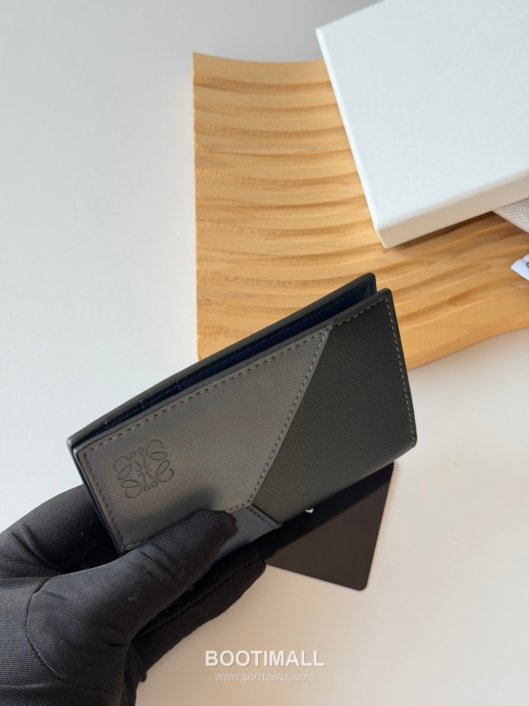 Loewe Puzzle Smooth Calfskin Pocket Organizer Card Holder 로에베 퍼즐 스무스 카프스킨 포켓 오거나이저 카드지갑 L1132 11cm 5